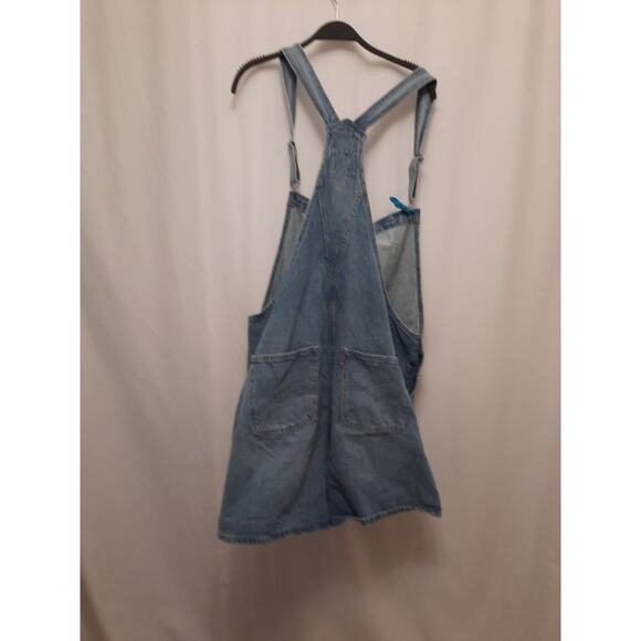Levi's Wmn "VTG" Shortalls - In the Field XL missing one "button" nwt msrp 69.99 - Picture 7 of 9